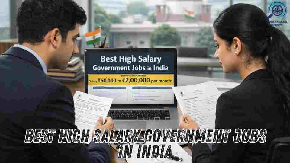 Best high salary Government Jobs in India