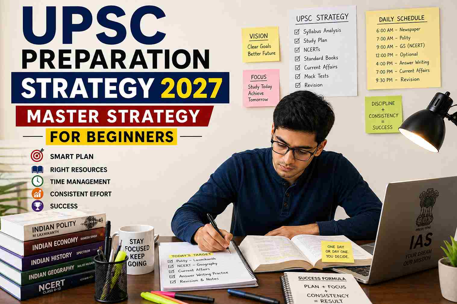 UPSC Preparation Strategy 2027 | Master Plan for Beginners to Crack UPSC