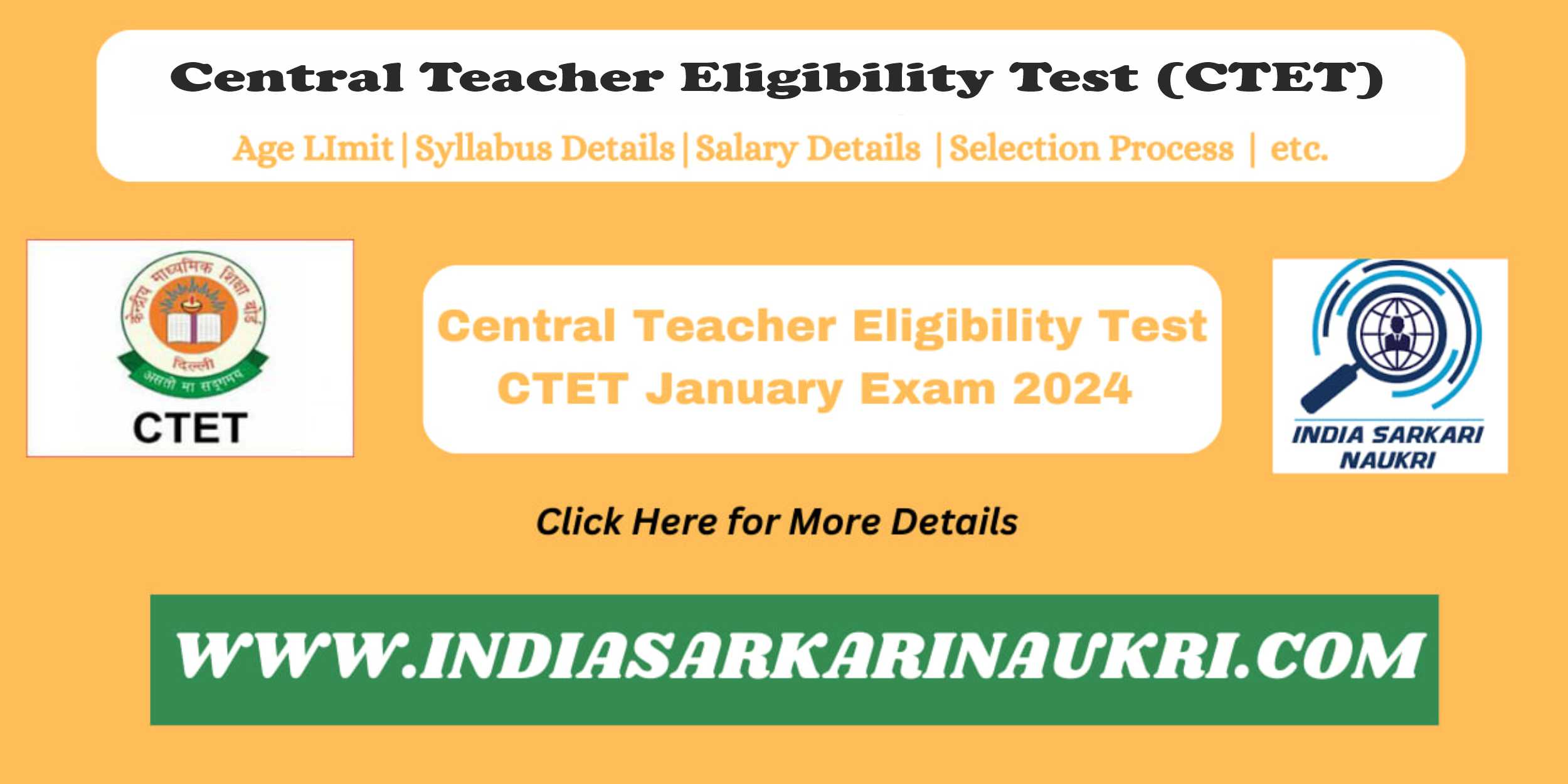 CTET January Exam 2024 Exam City Admit Card Out Click Now